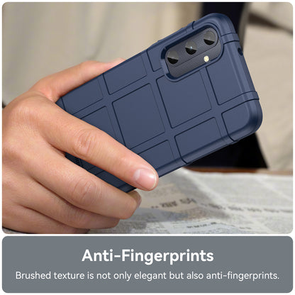 For Samsung Galaxy A05s 4G Case TPU Cell Phone Cover Square Grid Texture Protector