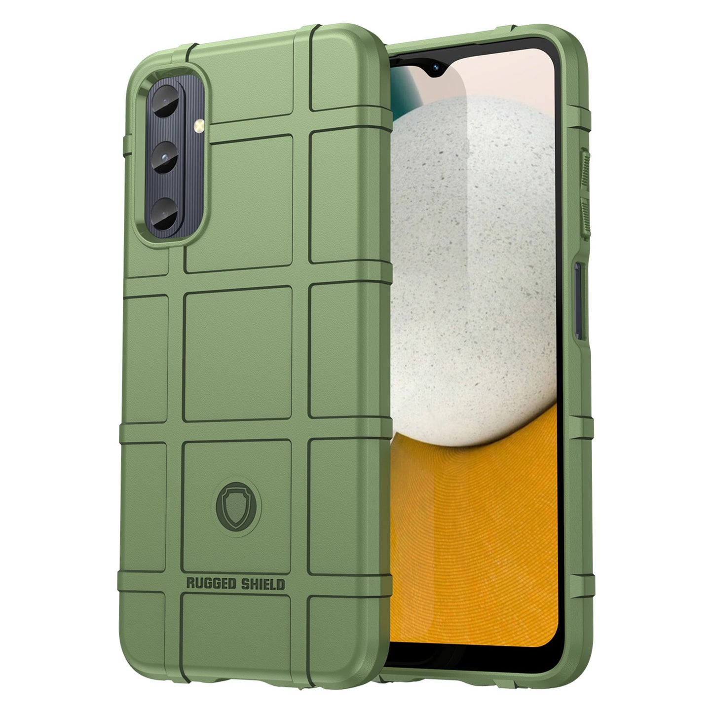 For Samsung Galaxy A05s 4G Case TPU Cell Phone Cover Square Grid Texture Protector