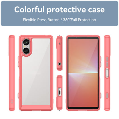 For Sony Xperia 5 V Case TPU+Acrylic Mobile Phone Back Protector Cover