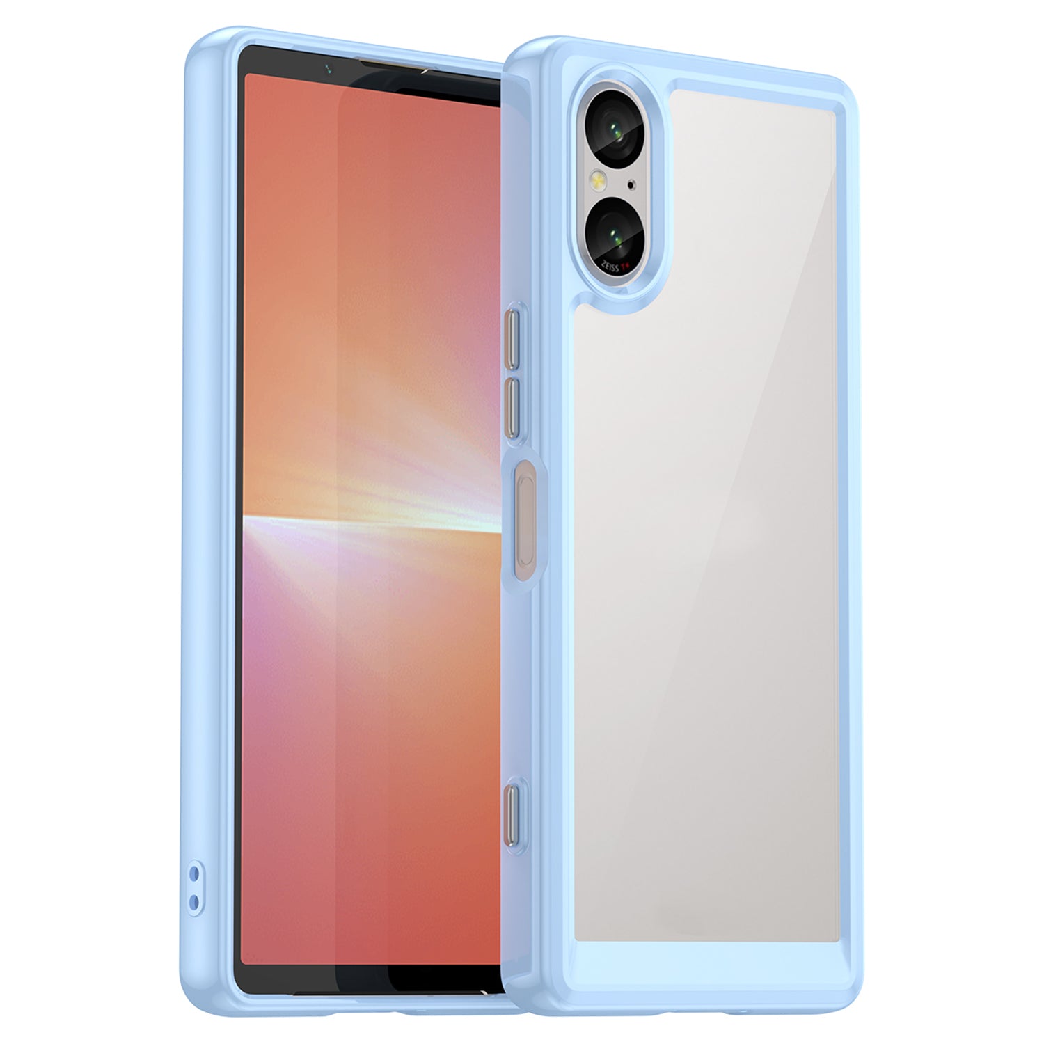 For Sony Xperia 5 V Case TPU+Acrylic Mobile Phone Back Protector Cover