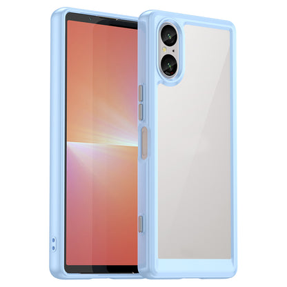 For Sony Xperia 5 V Case TPU+Acrylic Mobile Phone Back Protector Cover