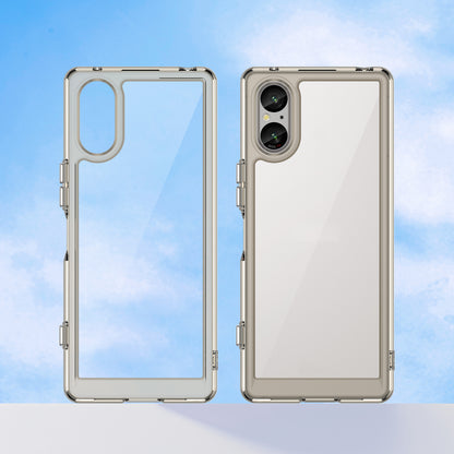 For Sony Xperia 5 V Case TPU+Acrylic Mobile Phone Back Protector Cover