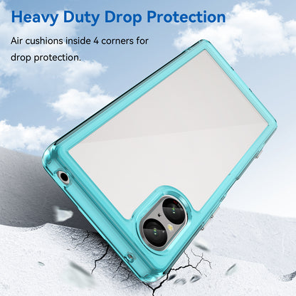 For Sony Xperia 5 V Case TPU+Acrylic Mobile Phone Back Protector Cover