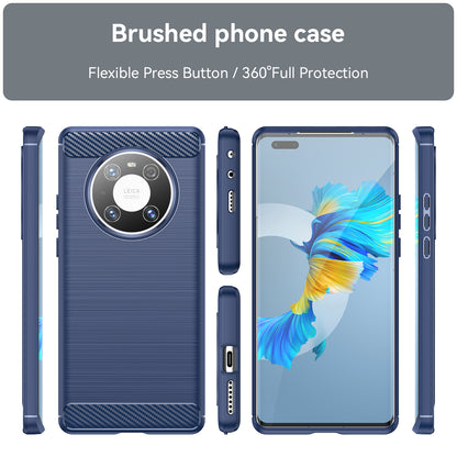 For Huawei Mate 40E Pro / Mate 40 Pro 5G / 4G Case Anti-scratch Brushed TPU Cell Phone Cover