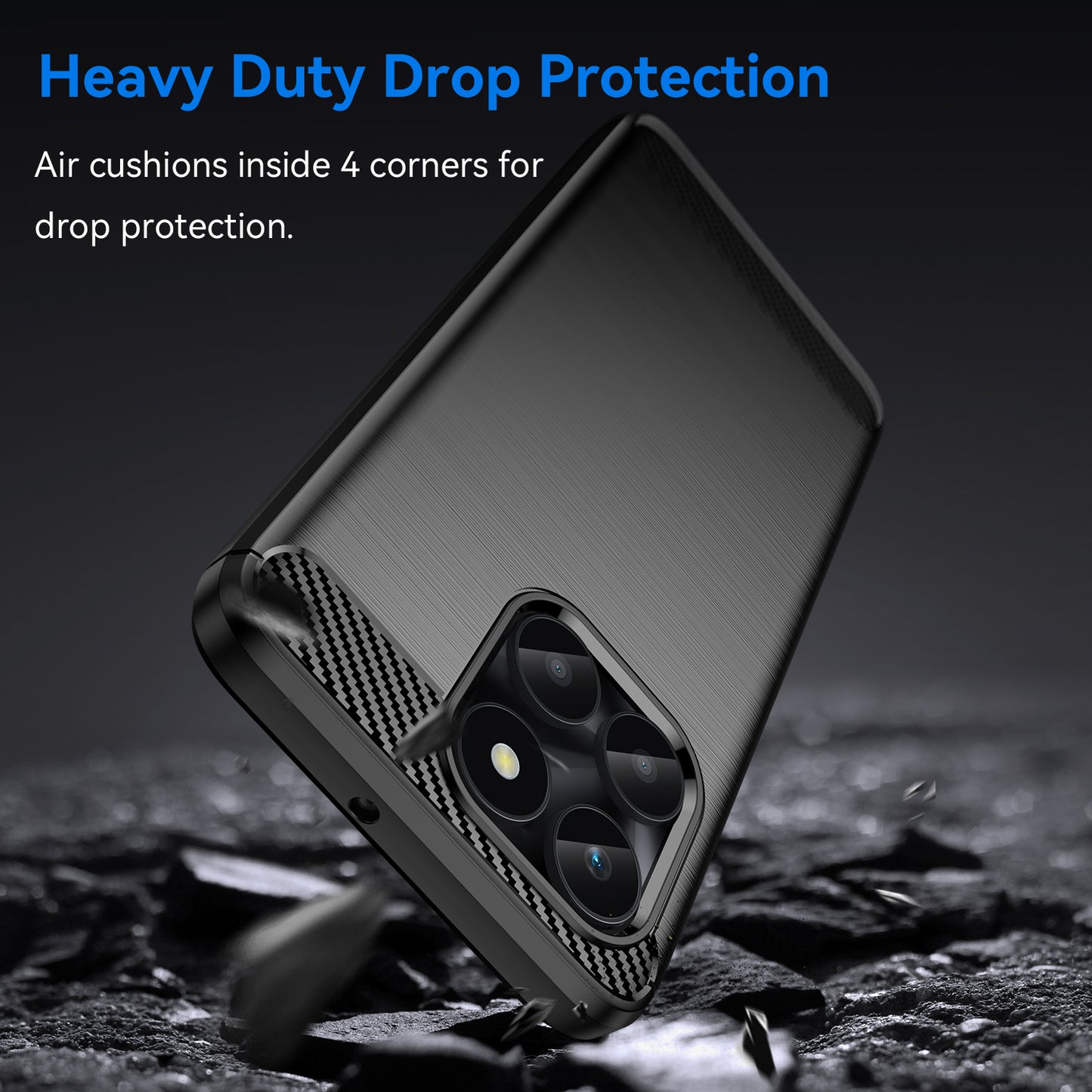 For Honor X6a 4G Case Dustproof Brushed Soft TPU Mobile Phone Cover