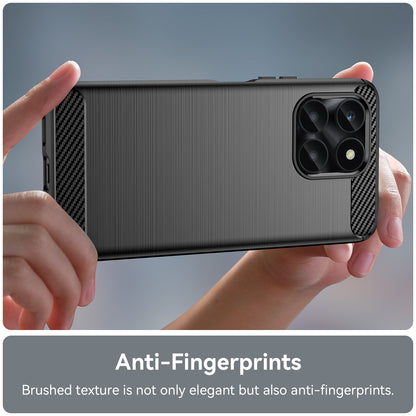 For Honor X6a 4G Case Dustproof Brushed Soft TPU Mobile Phone Cover
