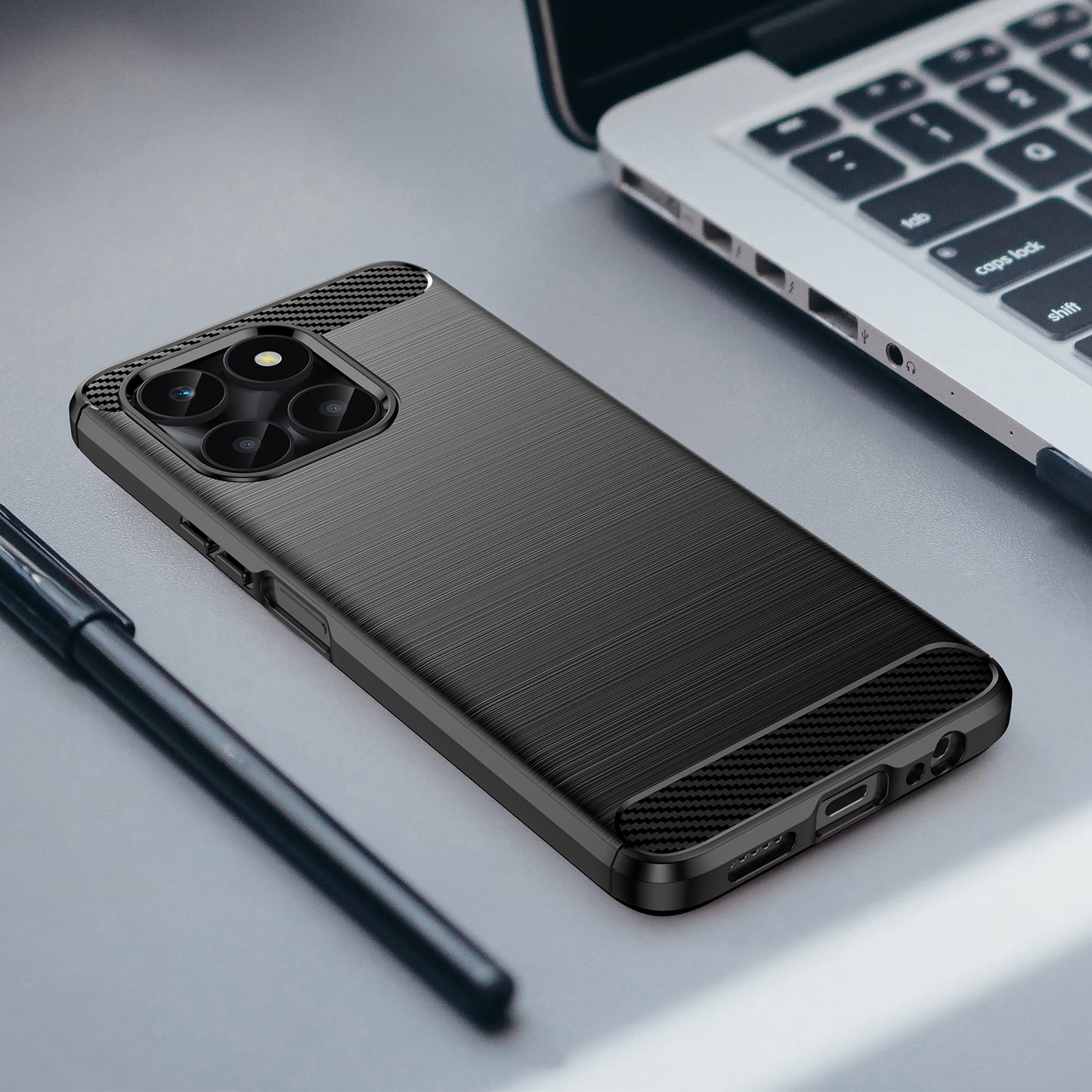 For Honor X6a 4G Case Dustproof Brushed Soft TPU Mobile Phone Cover