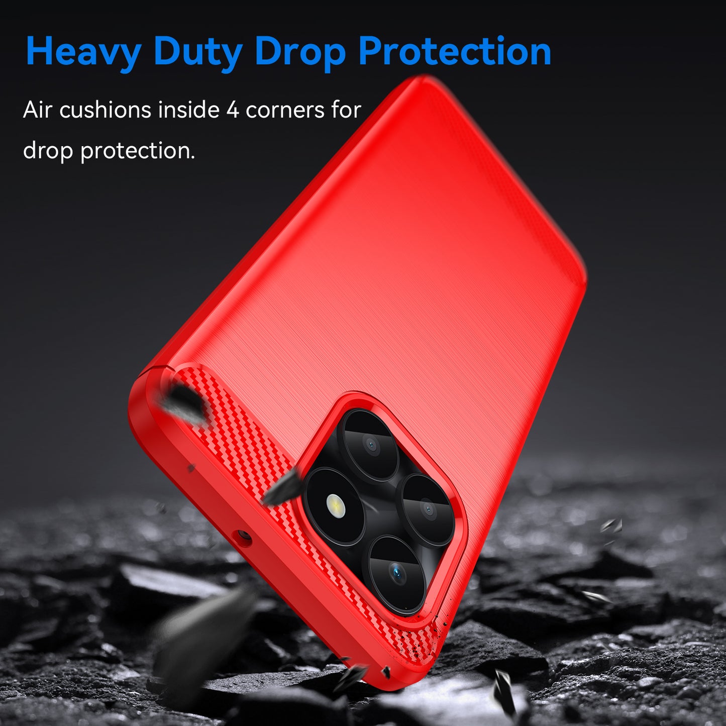 For Honor X6a 4G Case Dustproof Brushed Soft TPU Mobile Phone Cover