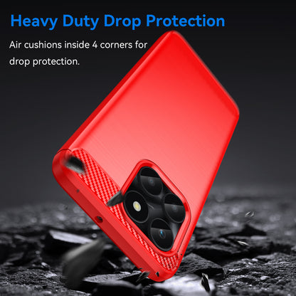 For Honor X6a 4G Case Dustproof Brushed Soft TPU Mobile Phone Cover