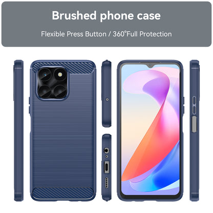 For Honor X6a 4G Case Dustproof Brushed Soft TPU Mobile Phone Cover
