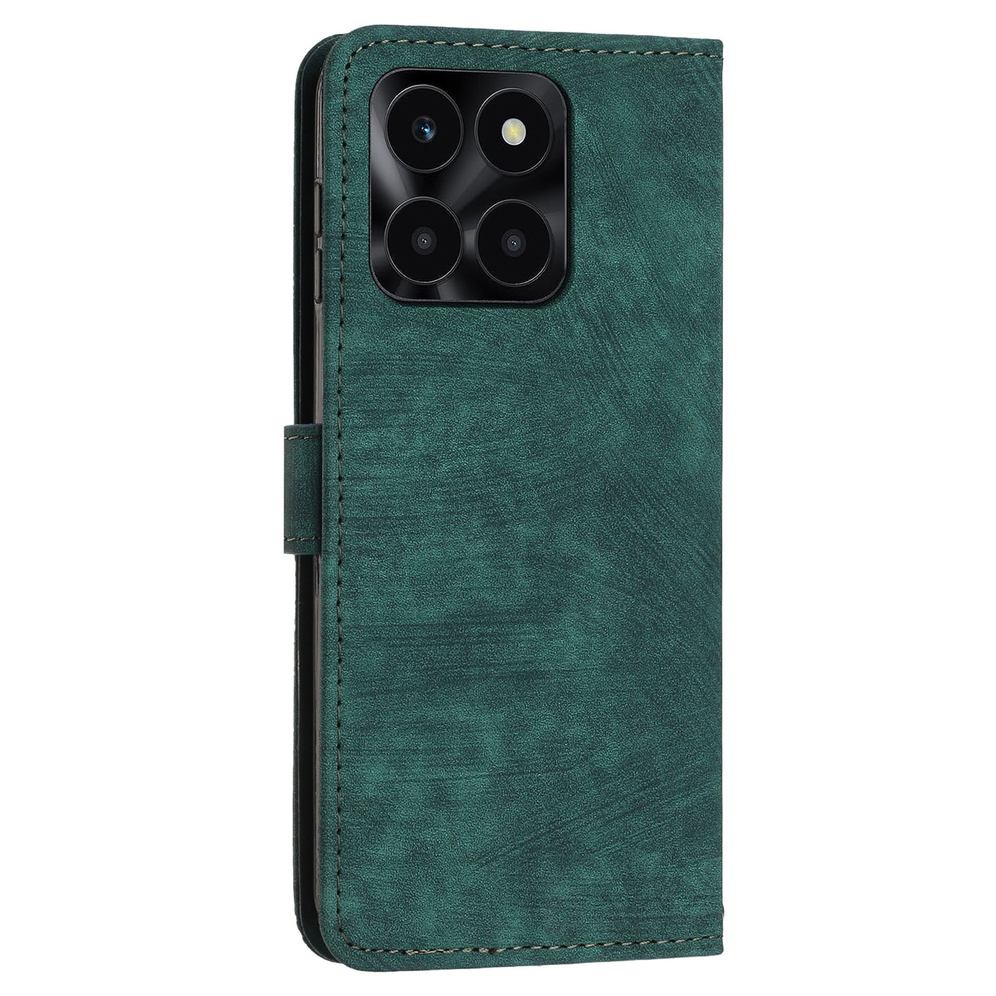 For Honor X6a 4G Case Crossbody PU Leather Phone Cover with Wallet Stand
