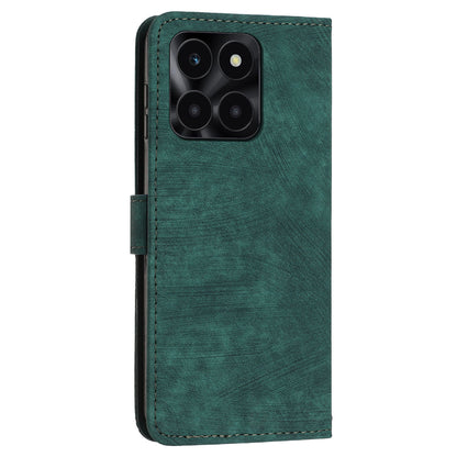 For Honor X6a 4G Case Crossbody PU Leather Phone Cover with Wallet Stand