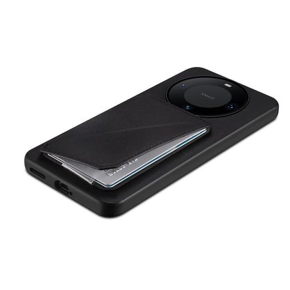 For Huawei Mate 60 Pro / 60 Pro+ Case Calf Texture PU+PC+TPU Phone Shell with Card Slot