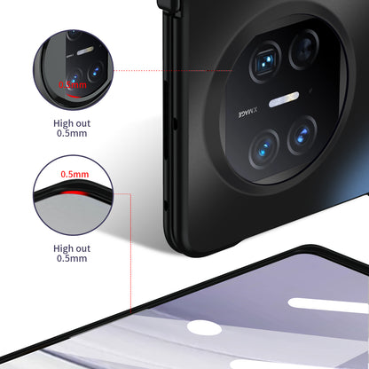 For Huawei Mate X5 Case PC Electroplating Phone Cover with Screen Protector