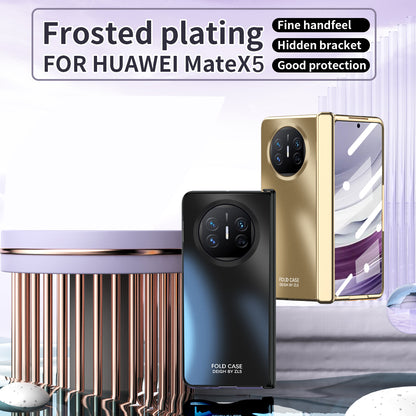 For Huawei Mate X5 Case PC Electroplating Phone Cover with Screen Protector