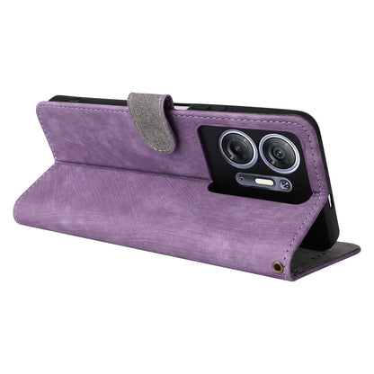 For Infinix Hot 30 5G / X6832 Anti-Scratch Phone Case PU Leather Stand Cover RFID Blocking Wallet Shell with Strap