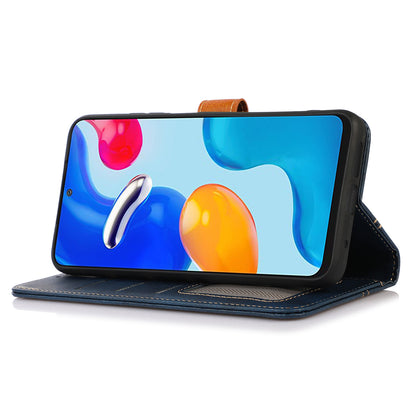 For Samsung Galaxy A05s 4G Case Leather Wallet Stand Calf Texture Phone Cover