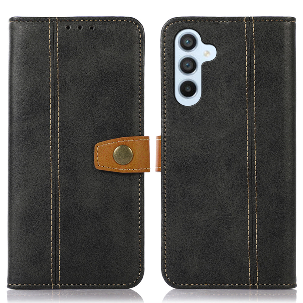 For Samsung Galaxy A05s 4G Case Leather Wallet Stand Calf Texture Phone Cover