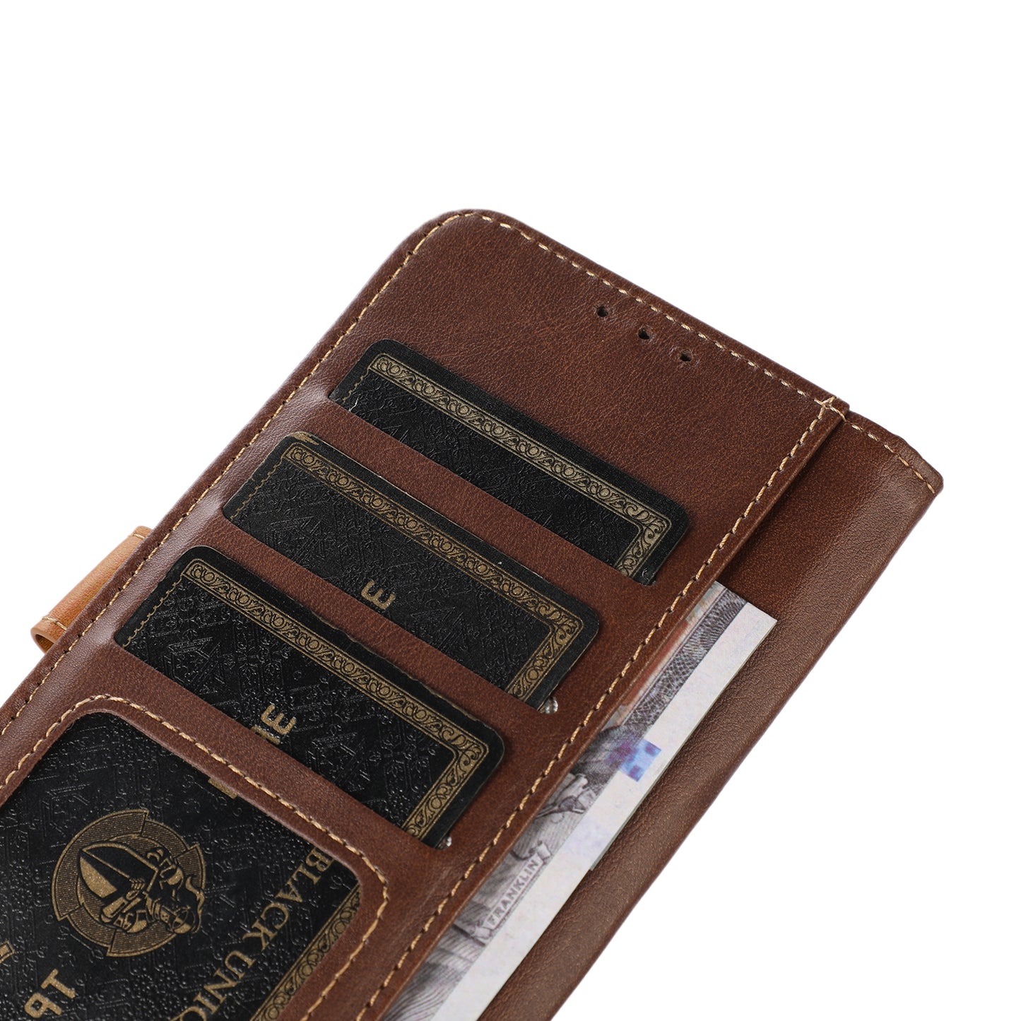 For Samsung Galaxy A05s 4G Case Leather Wallet Stand Calf Texture Phone Cover