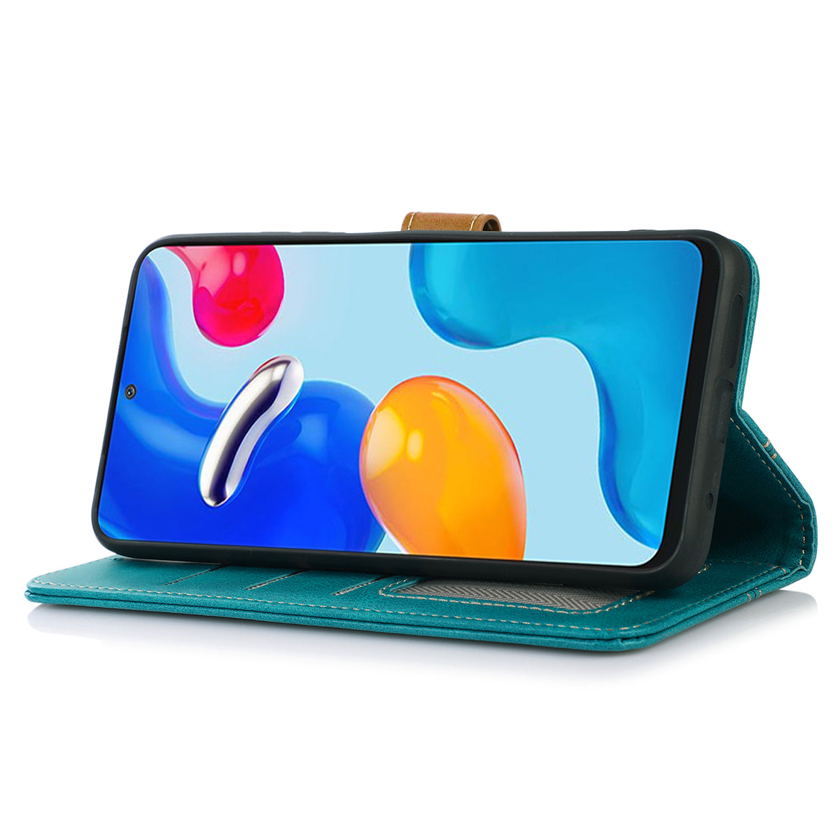 For Samsung Galaxy A05s 4G Case Leather Wallet Stand Calf Texture Phone Cover