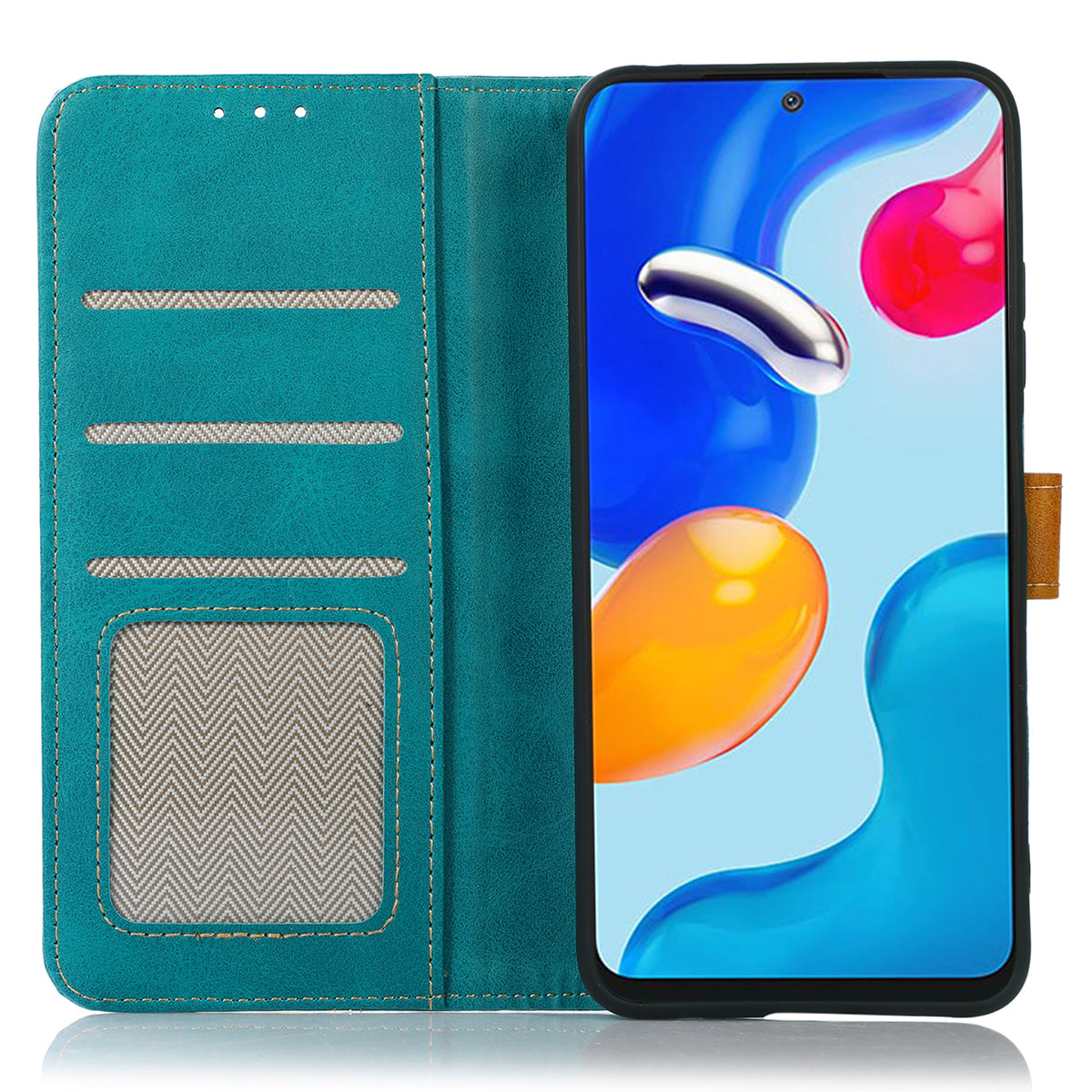For Samsung Galaxy A05s 4G Case Leather Wallet Stand Calf Texture Phone Cover