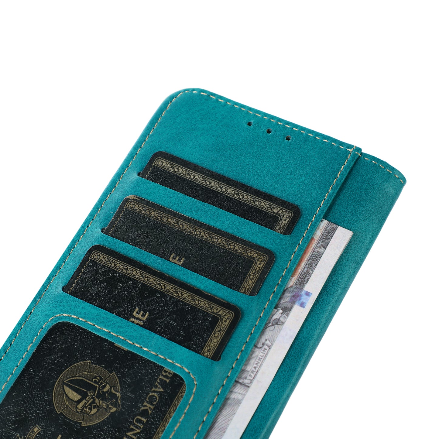 For Samsung Galaxy A05s 4G Case Leather Wallet Stand Calf Texture Phone Cover