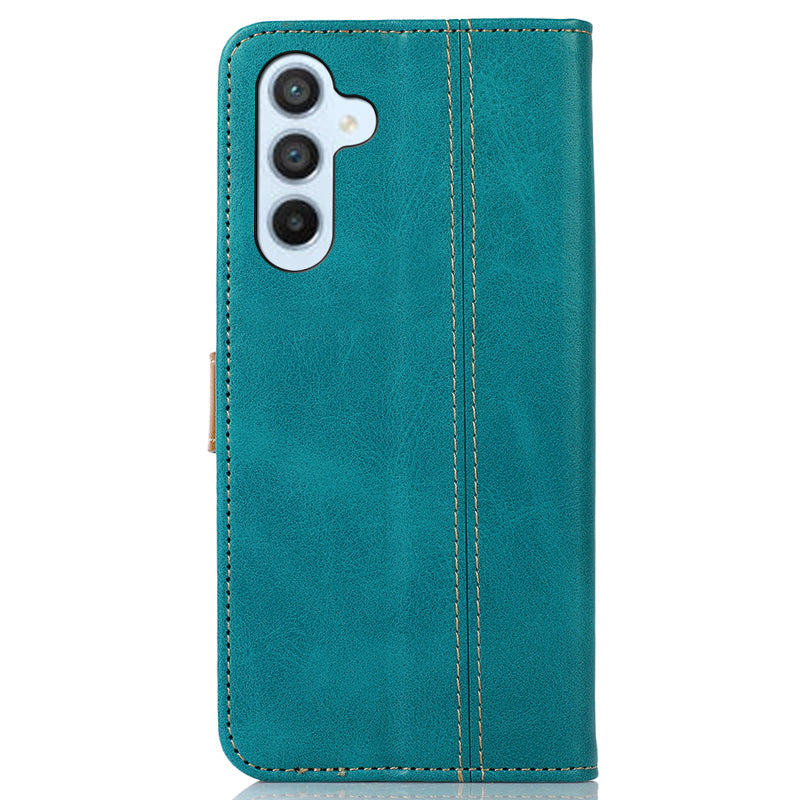 For Samsung Galaxy A05s 4G Case Leather Wallet Stand Calf Texture Phone Cover