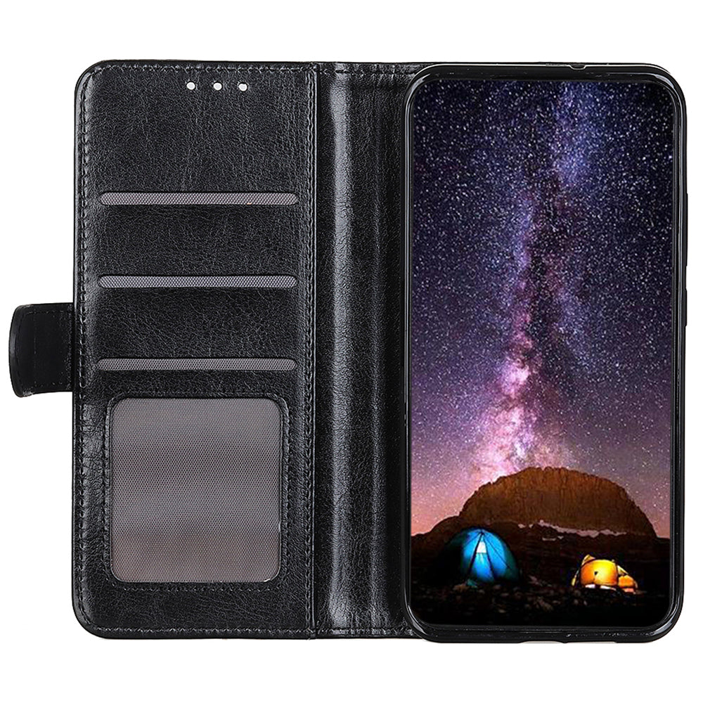 For Samsung Galaxy A05s 4G Case Crazy Horse Texture Leather Wallet Phone Cover