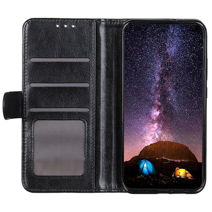 For Samsung Galaxy A05s 4G Case Crazy Horse Texture Leather Wallet Phone Cover