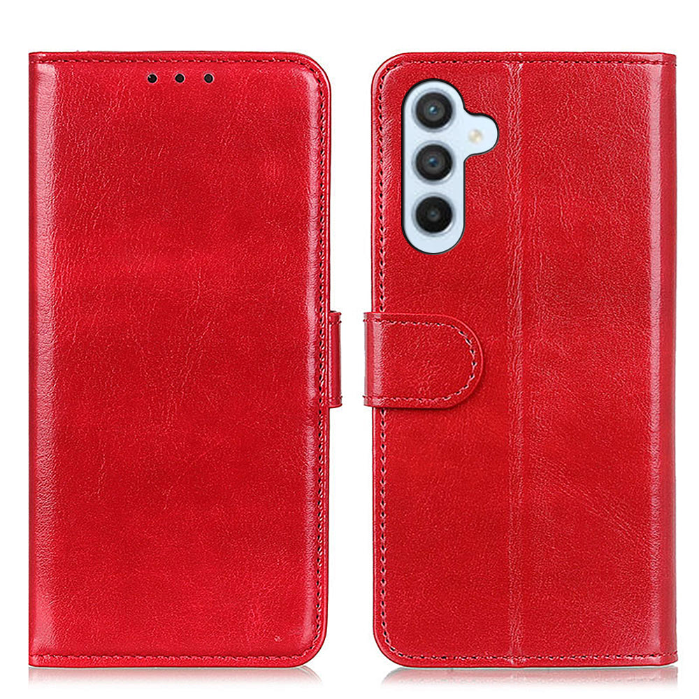 For Samsung Galaxy A05s 4G Case Crazy Horse Texture Leather Wallet Phone Cover