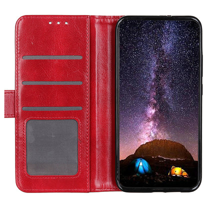 For Samsung Galaxy A05s 4G Case Crazy Horse Texture Leather Wallet Phone Cover