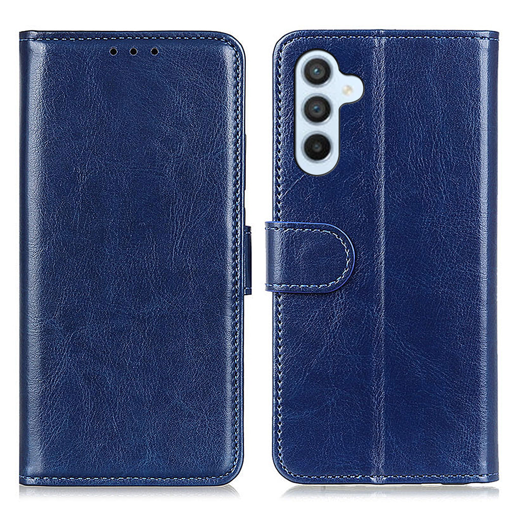 For Samsung Galaxy A05s 4G Case Crazy Horse Texture Leather Wallet Phone Cover