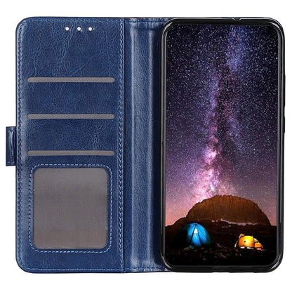 For Samsung Galaxy A05s 4G Case Crazy Horse Texture Leather Wallet Phone Cover