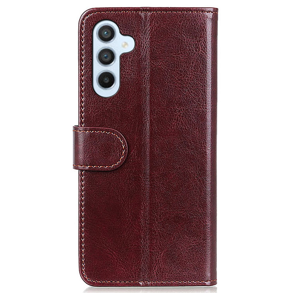 For Samsung Galaxy A05s 4G Case Crazy Horse Texture Leather Wallet Phone Cover