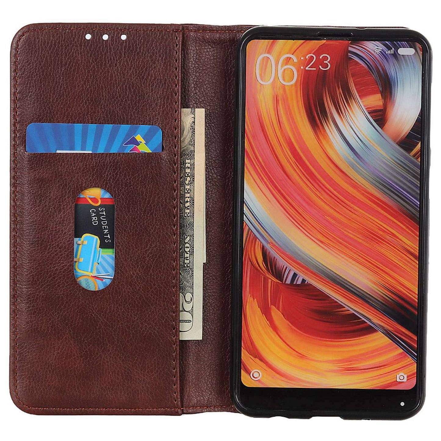 For Samsung Galaxy A05s 4G Case Anti-Scratch Split Leather Wallet Stand Mobile Phone Shell