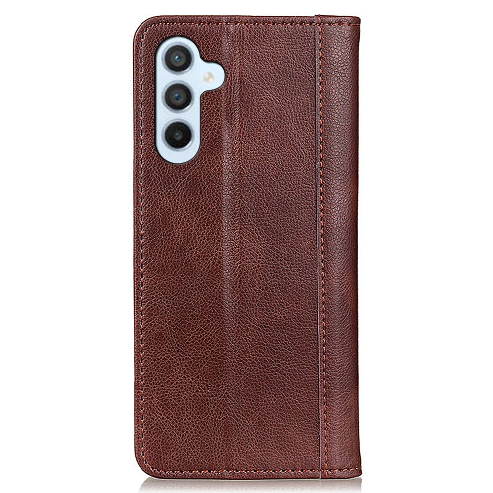 For Samsung Galaxy A05s 4G Case Anti-Scratch Split Leather Wallet Stand Mobile Phone Shell