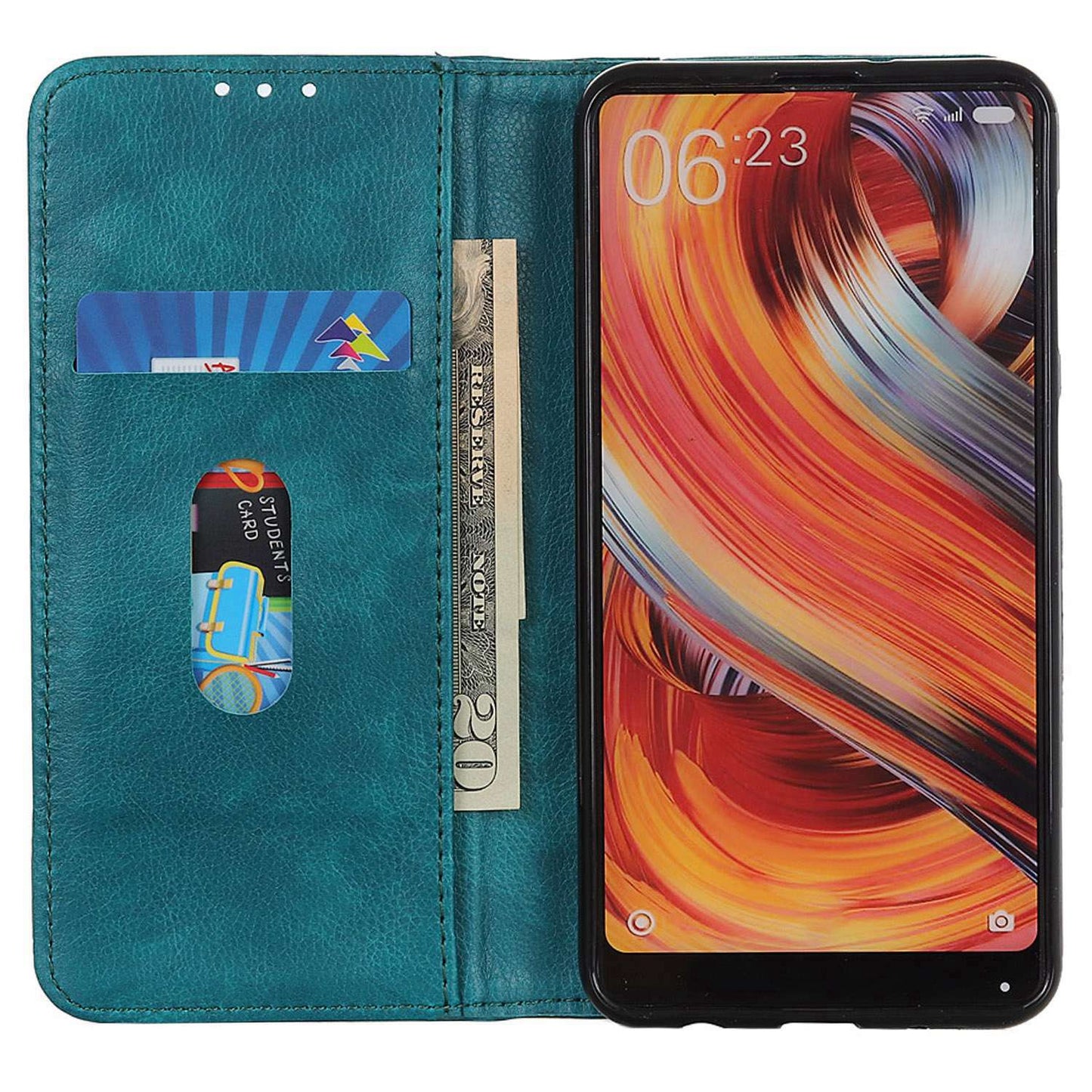 For Samsung Galaxy A05s 4G Case Anti-Scratch Split Leather Wallet Stand Mobile Phone Shell