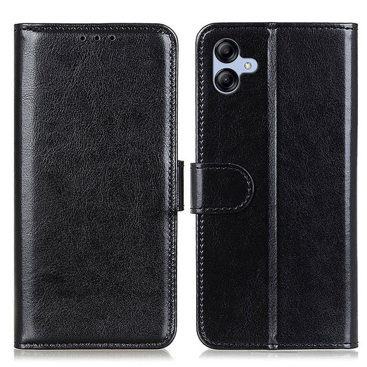For Samsung Galaxy A05 4G Case Leather Phone Cover Wallet Crazy Horse Texture Stand Shell