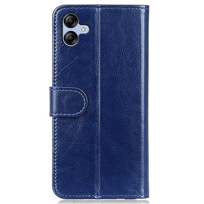 For Samsung Galaxy A05 4G Case Leather Phone Cover Wallet Crazy Horse Texture Stand Shell