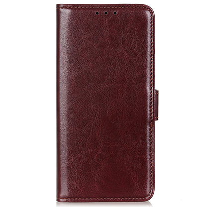 For Samsung Galaxy A05 4G Case Leather Phone Cover Wallet Crazy Horse Texture Stand Shell