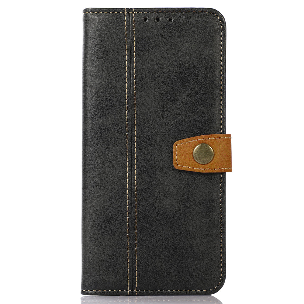 For Samsung Galaxy A05 4G Case Anti-Scratch Leather Wallet Stand Calf Texture Phone Cover