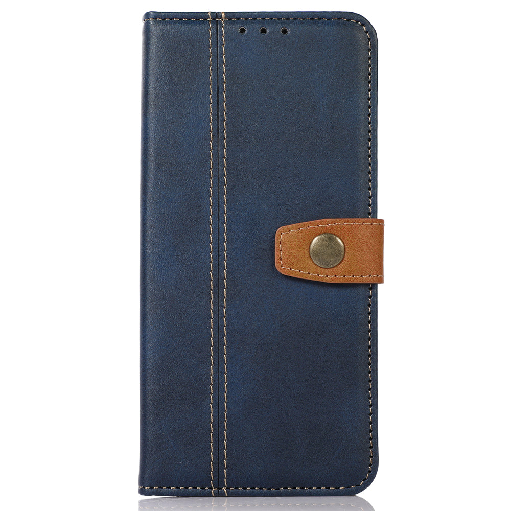 For Samsung Galaxy A05 4G Case Anti-Scratch Leather Wallet Stand Calf Texture Phone Cover