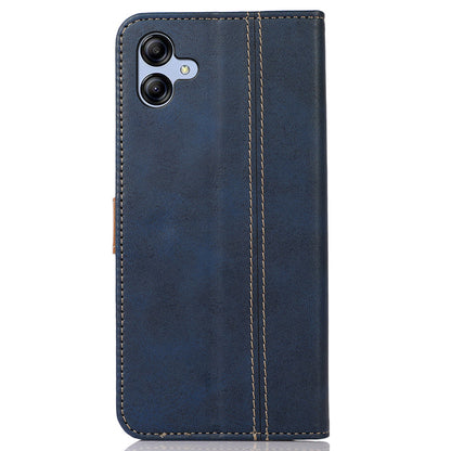 For Samsung Galaxy A05 4G Case Anti-Scratch Leather Wallet Stand Calf Texture Phone Cover
