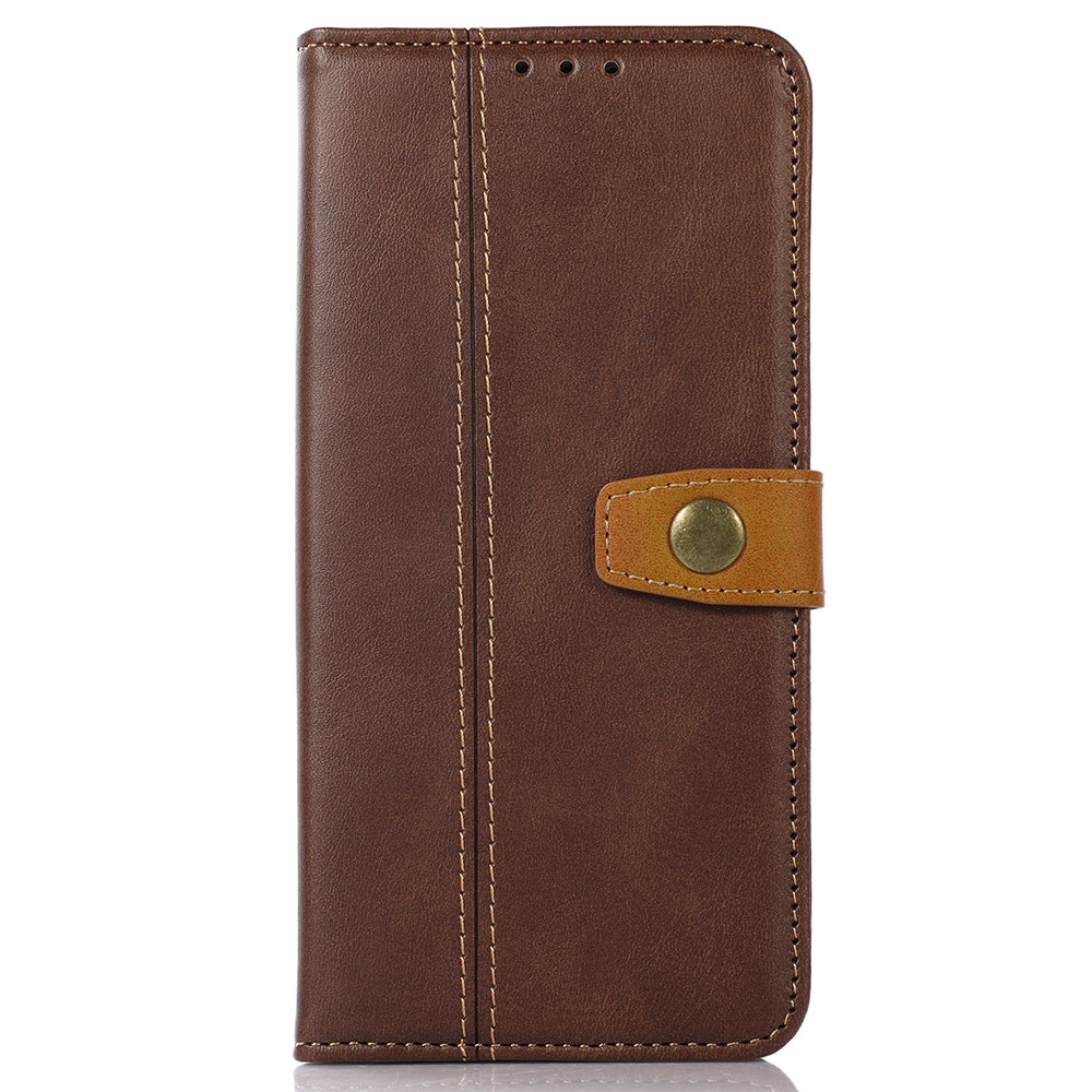 For Samsung Galaxy A05 4G Case Anti-Scratch Leather Wallet Stand Calf Texture Phone Cover