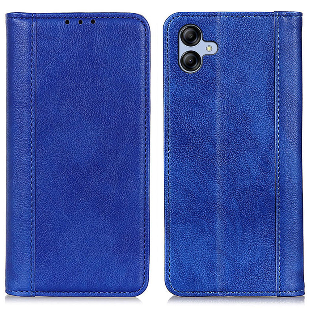 For Samsung Galaxy A05 4G Case Phone Shell Anti-Scratch Split Leather Wallet with Stand Function