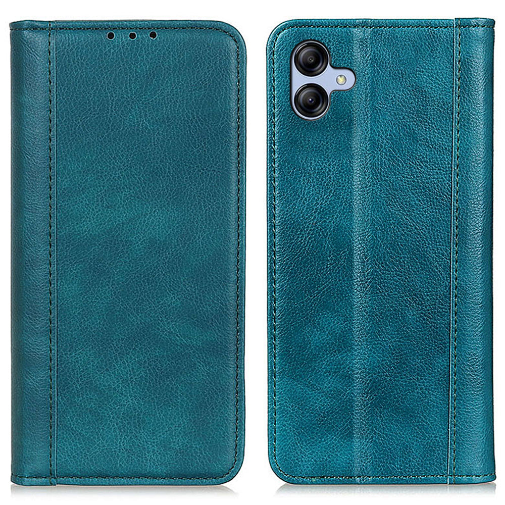 For Samsung Galaxy A05 4G Case Phone Shell Anti-Scratch Split Leather Wallet with Stand Function