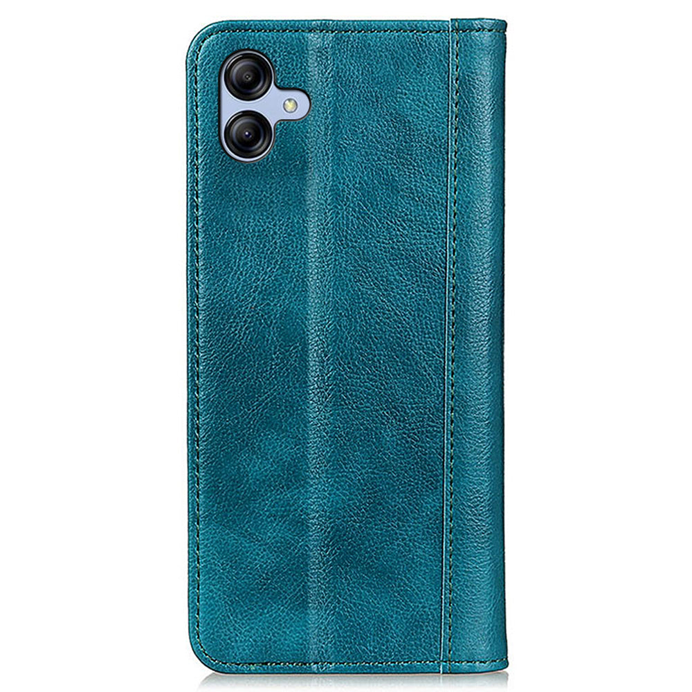 For Samsung Galaxy A05 4G Case Phone Shell Anti-Scratch Split Leather Wallet with Stand Function