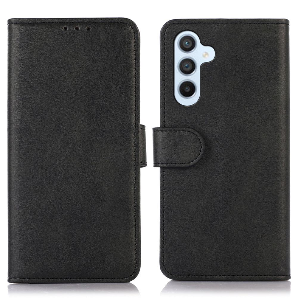 For Samsung Galaxy A05s 4G Case Anti-Scratch Leather Cowhide Texture Wallet with Stand