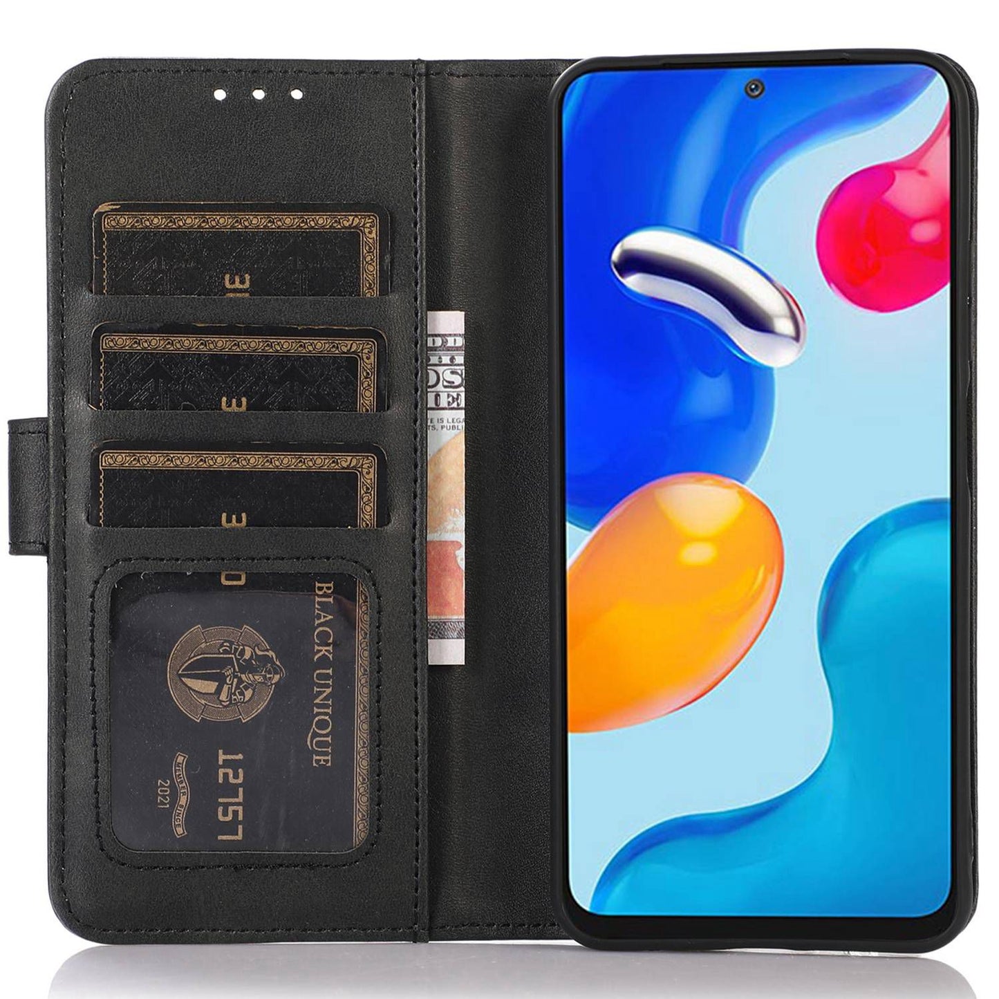 For Samsung Galaxy A05s 4G Case Anti-Scratch Leather Cowhide Texture Wallet with Stand