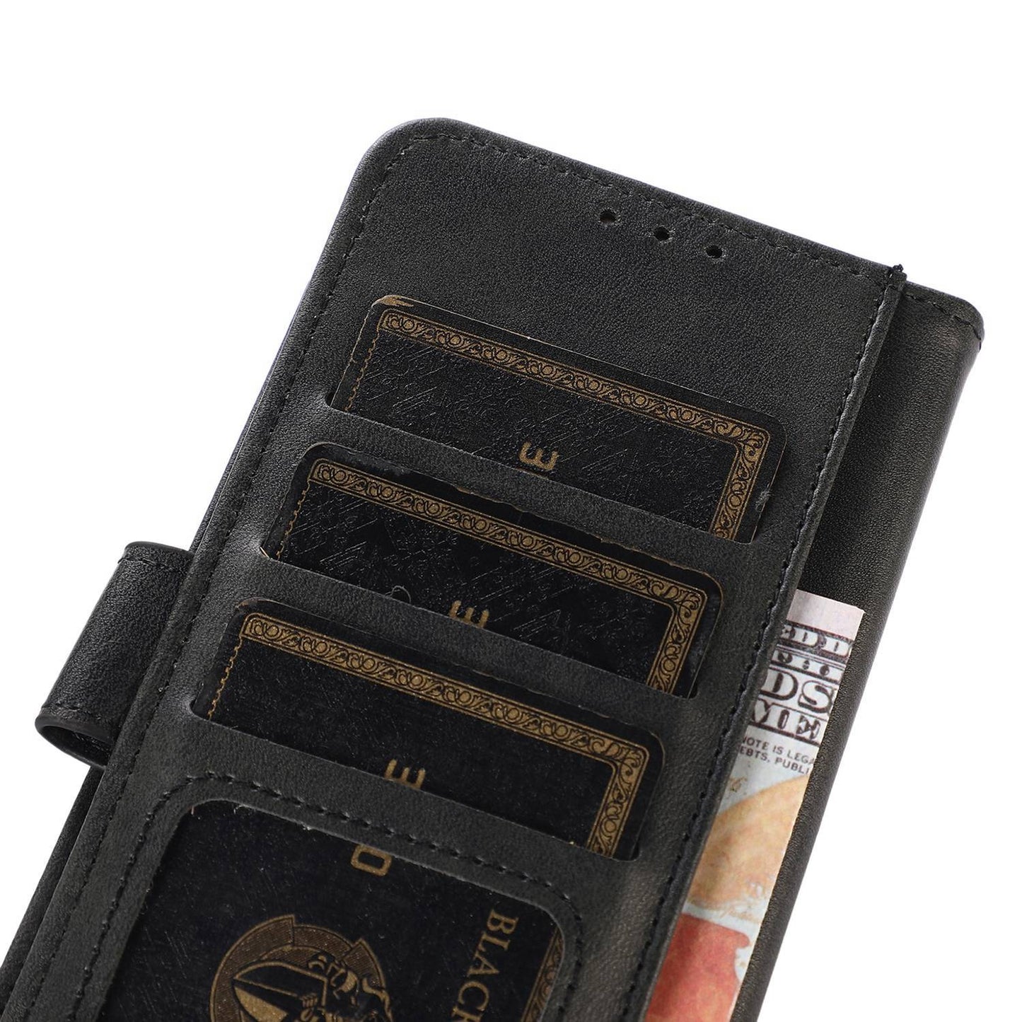 For Samsung Galaxy A05s 4G Case Anti-Scratch Leather Cowhide Texture Wallet with Stand